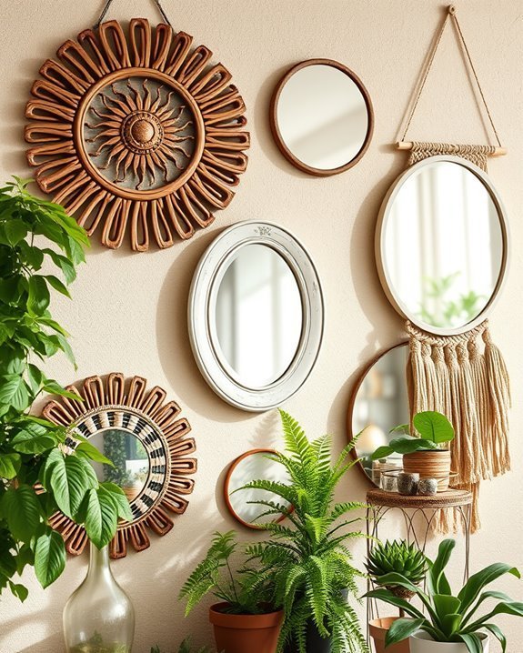 enhance space with mirrors