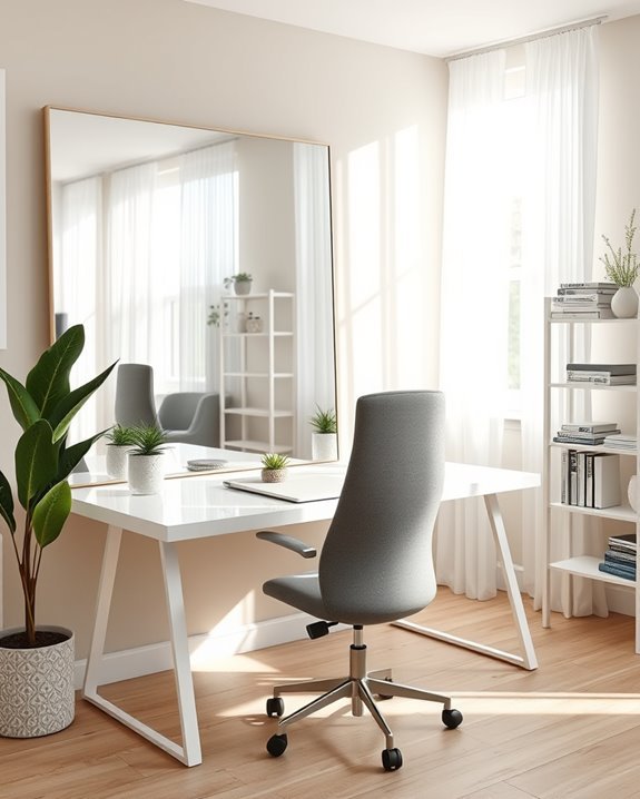 enhance space with mirrors