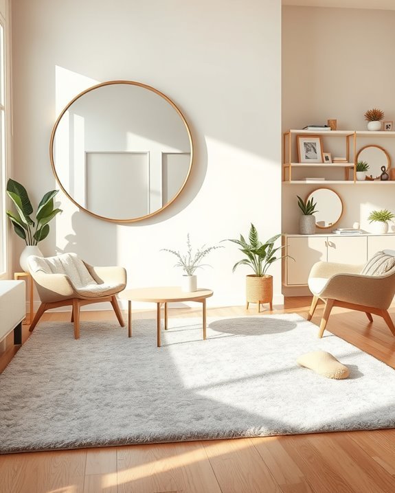 enhance space with mirrors