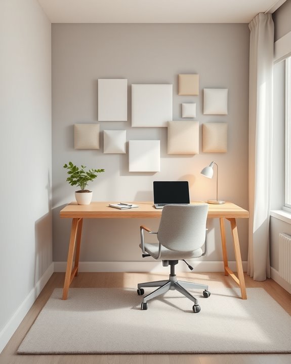 enhance workspace with acoustic panels