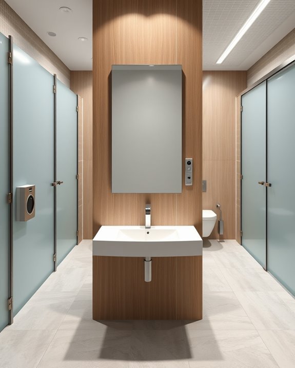 enhanced restroom privacy features