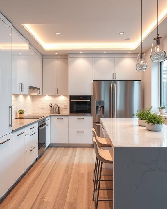enhancing kitchen ambiance beautifully