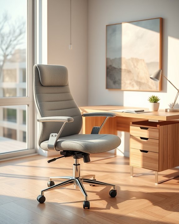 ergonomic chair enhances productivity