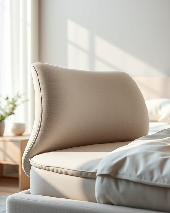 ergonomic curved backrests comfort