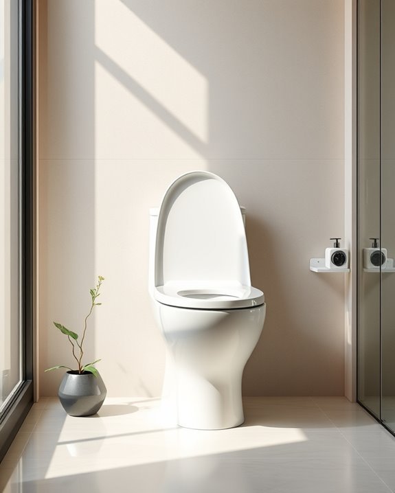 ergonomic elevated toilet design