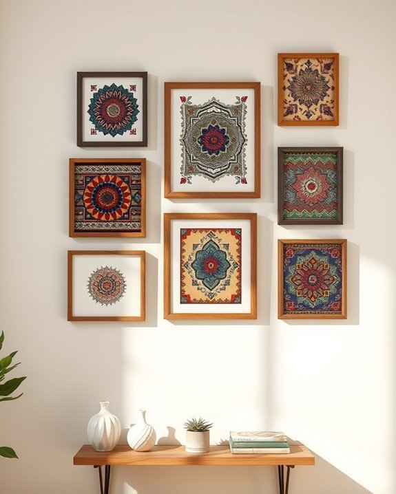 ethnic textile wall decor