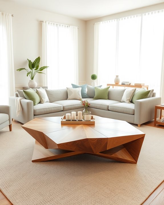 eye catching centerpiece for living