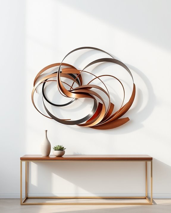 eye catching metal wall art