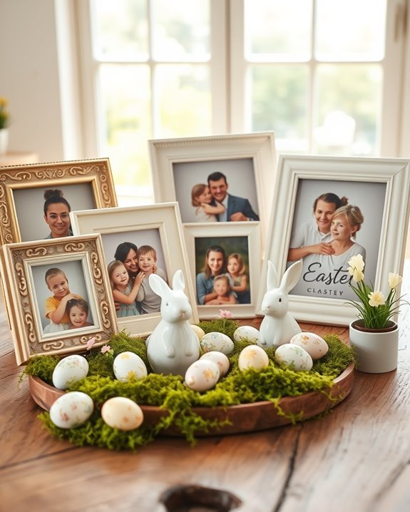 family easter photo collage