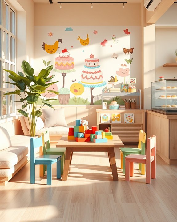 family friendly cake shop activities