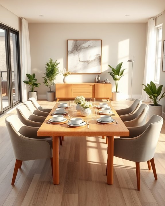 family friendly dining layout