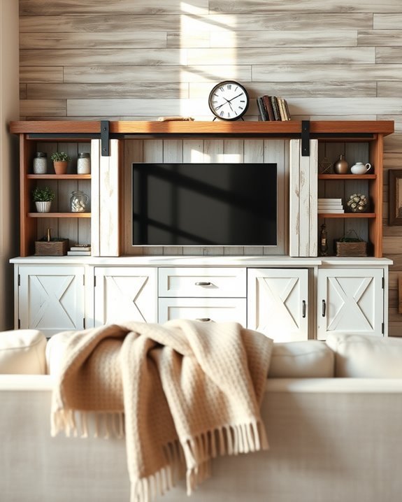 farmhouse chic tv design