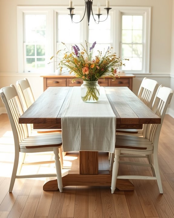 farmhouse dining table makeover