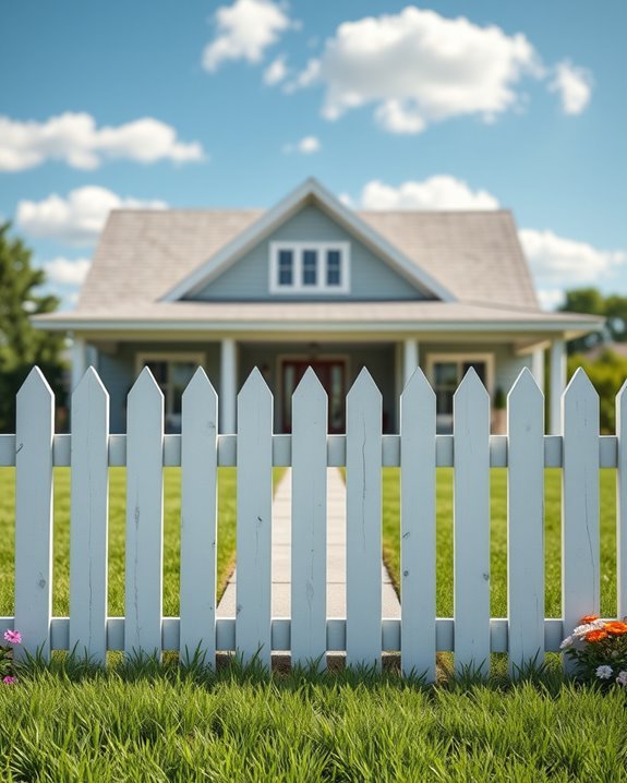 farmhouse style fence installation