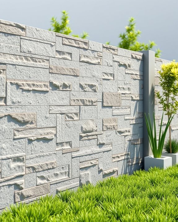 faux stone concrete elegance