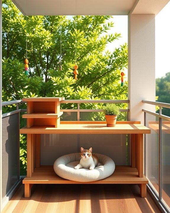feline observation platform benefits
