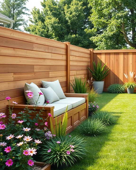 fences with seating solutions