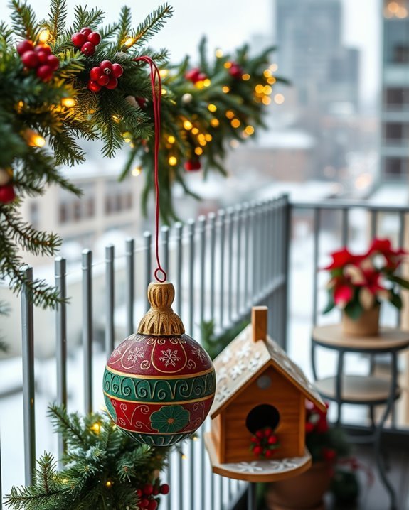 festive bird feeders delight