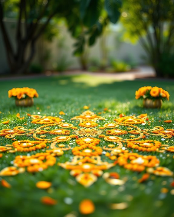 festive confetti ground designs