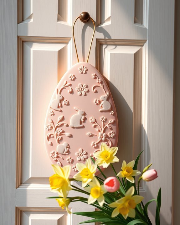 festive easter door hangers