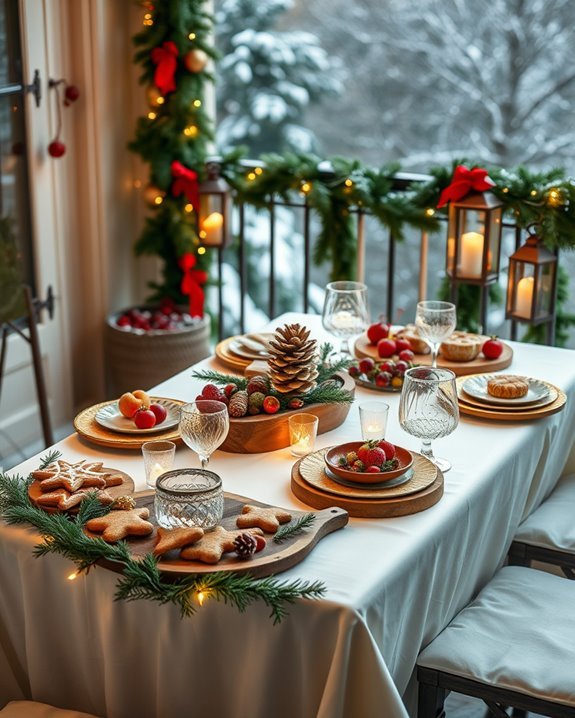 festive holiday table settings