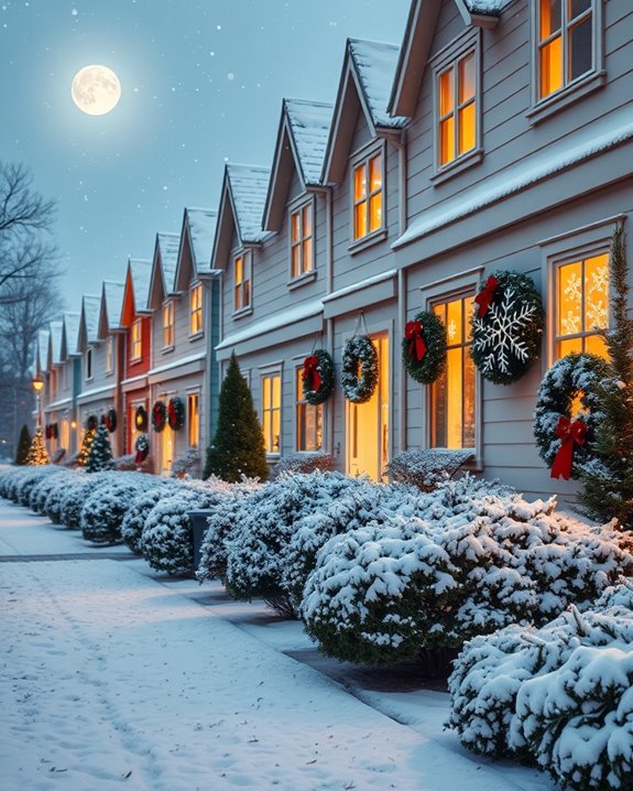 festive holiday window decor