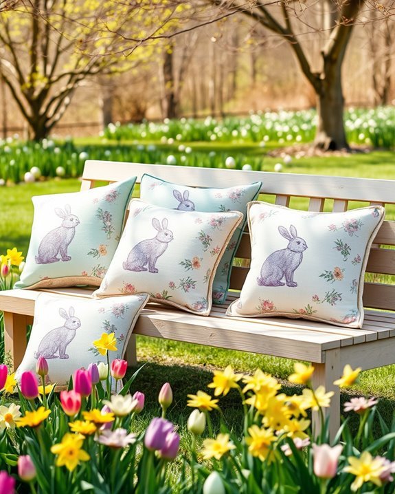 festive outdoor comfort cushions