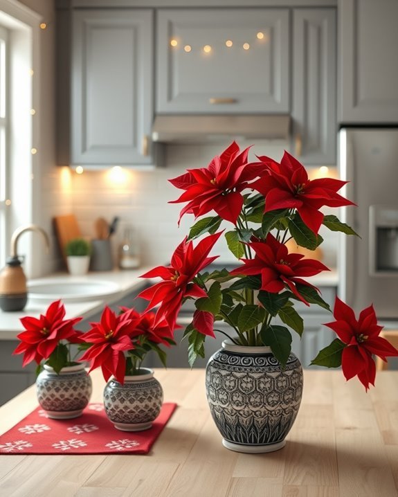 festive poinsettia plant care