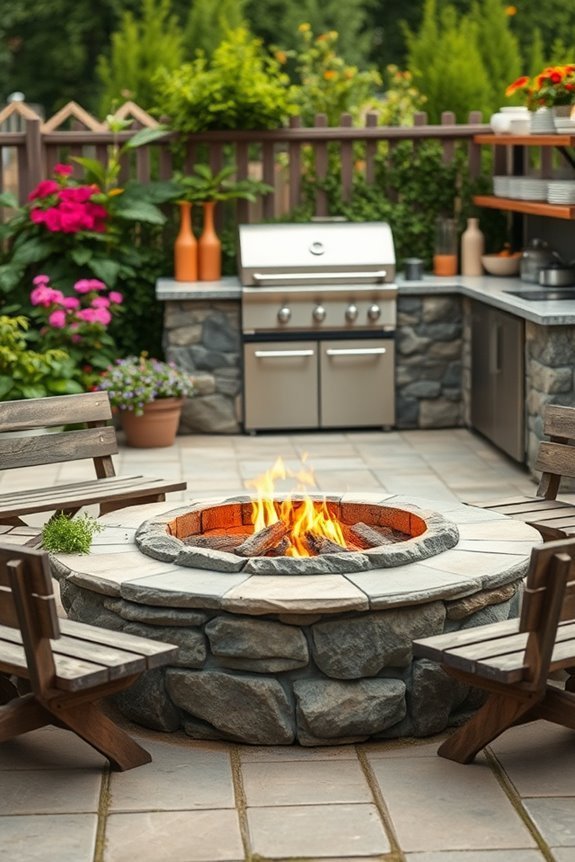 fire pit cooking charm