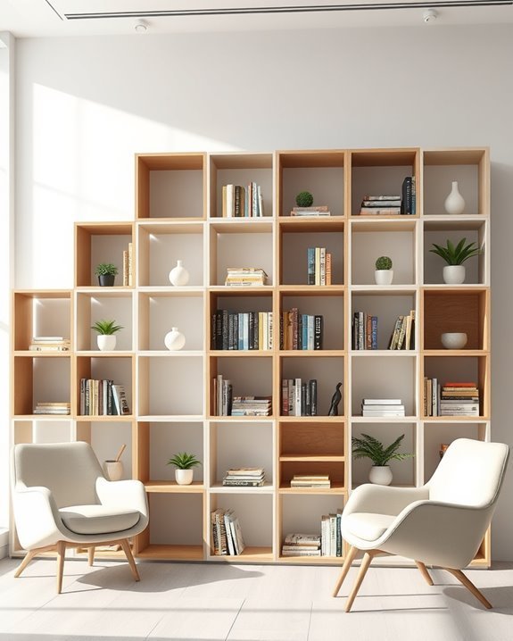 flexible modular bookshelf systems