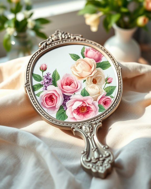 floral designs for mirrors