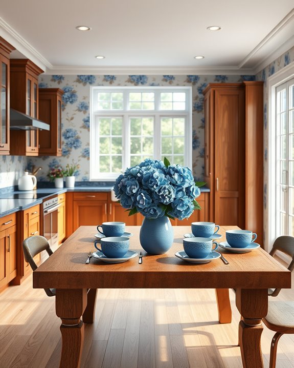 floral patterns kitchen decor