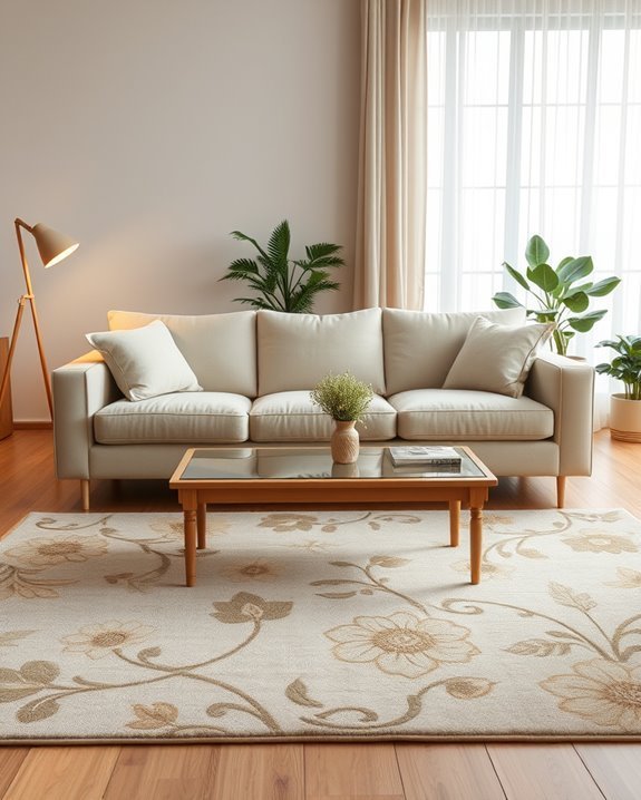 floral rugs for comfort