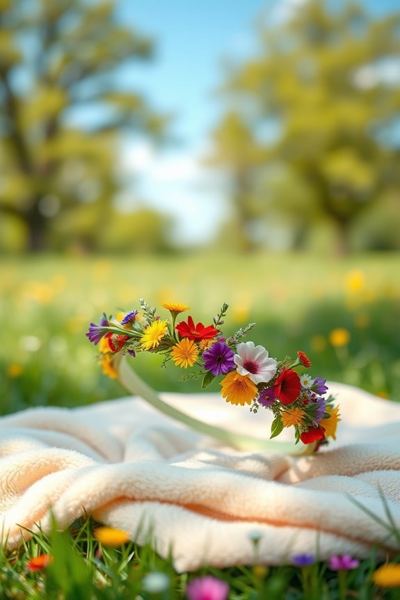 flower crown photoshoot magic