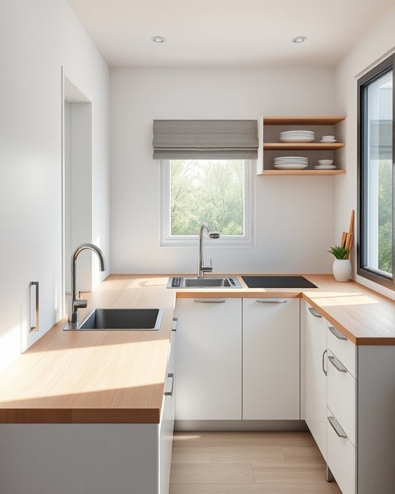 foldable countertop space saving solution