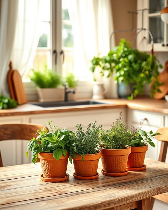 fragrant indoor herb garden
