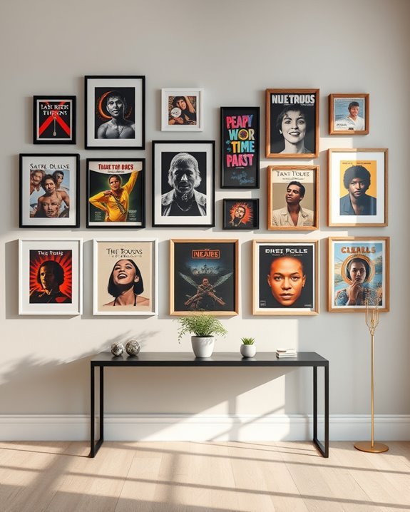 framed album cover gallery