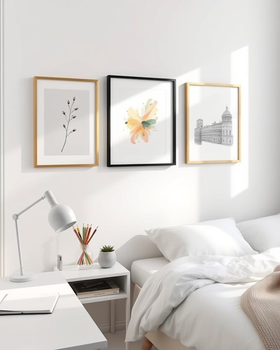 framed art using printables