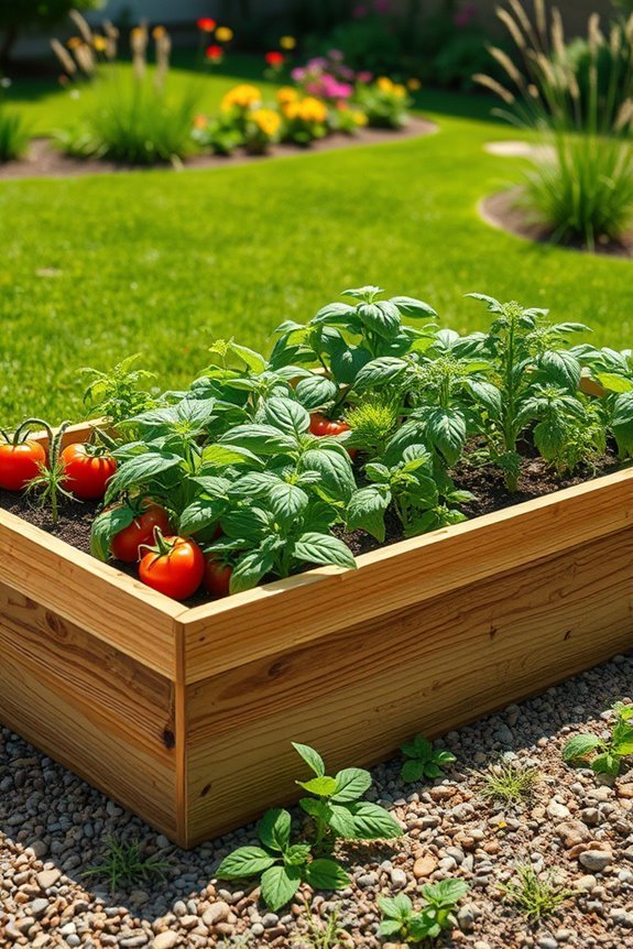 framed garden bed advantages