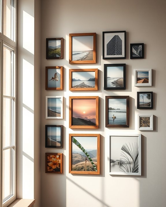 framed photo memories collage