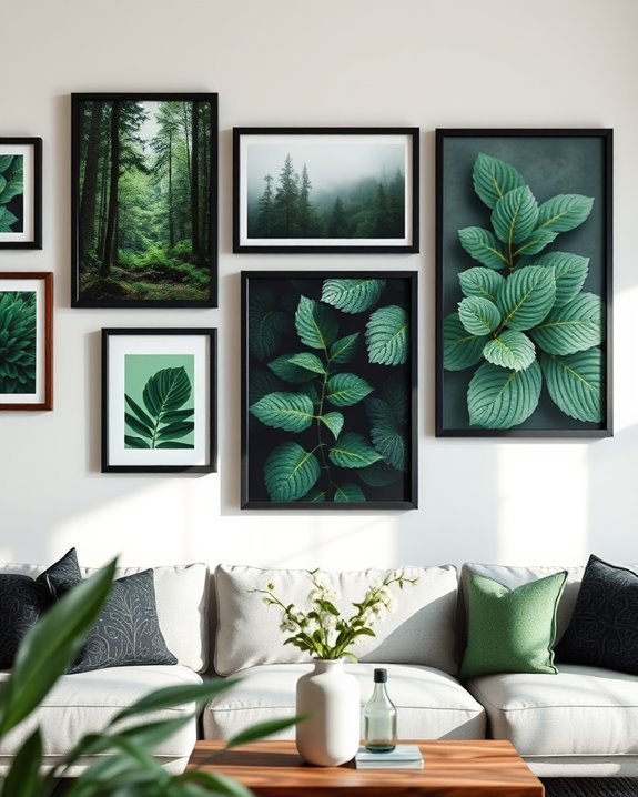 framed photography wall gallery