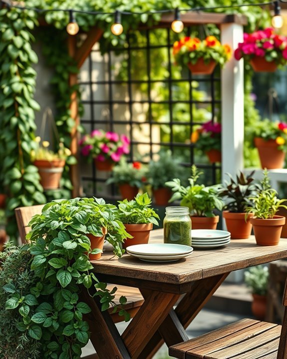 fresh herbs enhance dishes