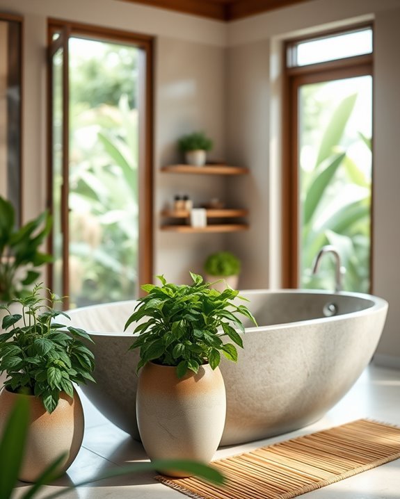 fresh scents from herbs