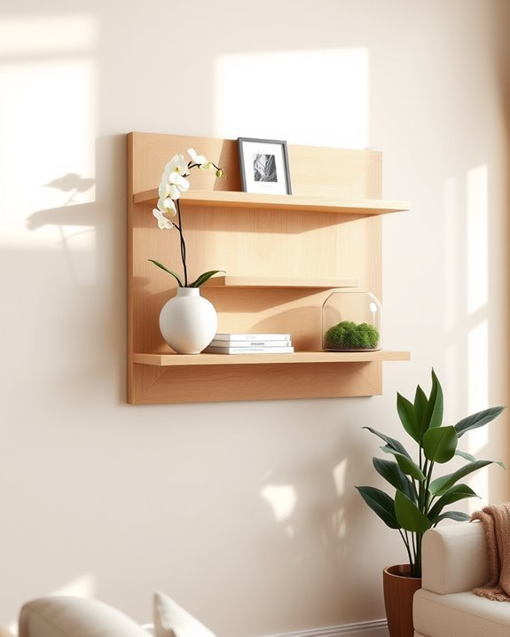 functional and stylish shelves