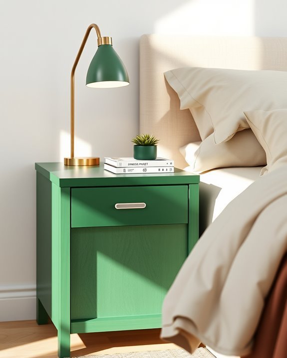 functional bedside table convenience