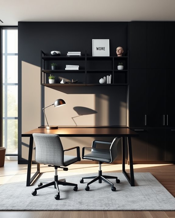functional black storage solutions