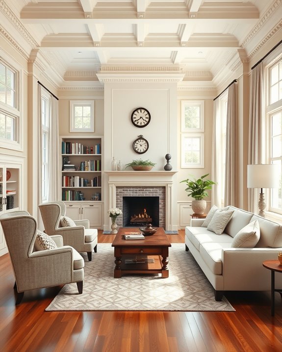 functional colonial inspired design