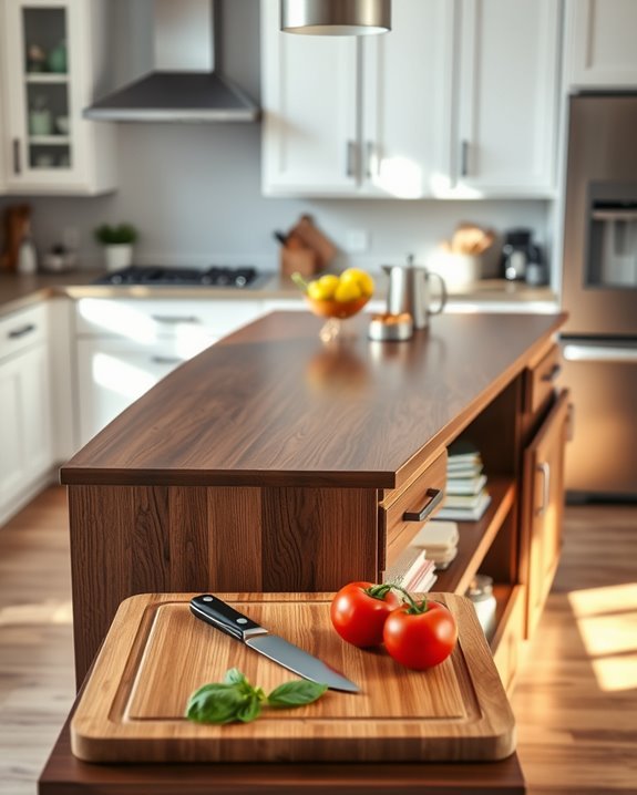 functional kitchen prep area