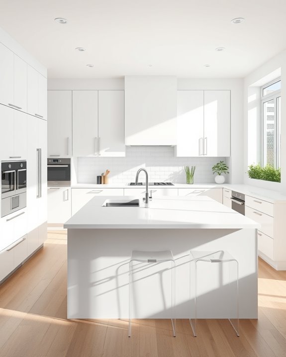 functional minimalist kitchen design