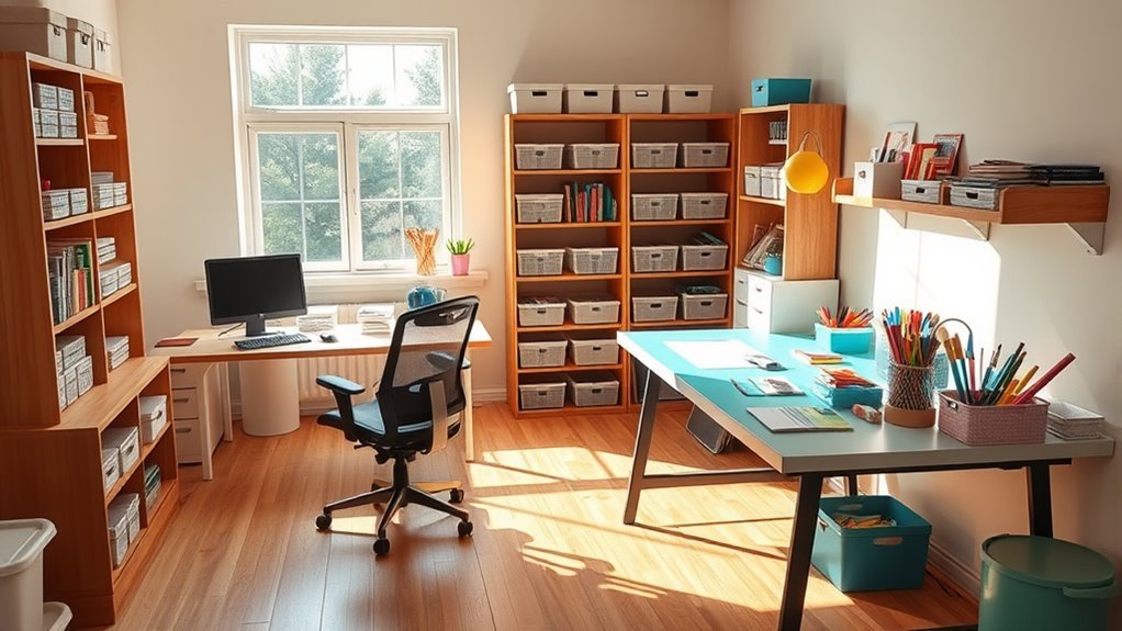functional office craft spaces